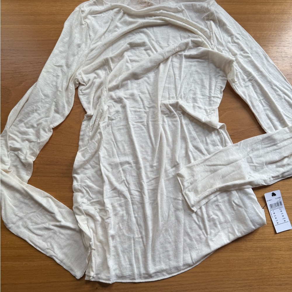 Intimissimi Cream Long Sleeve Top